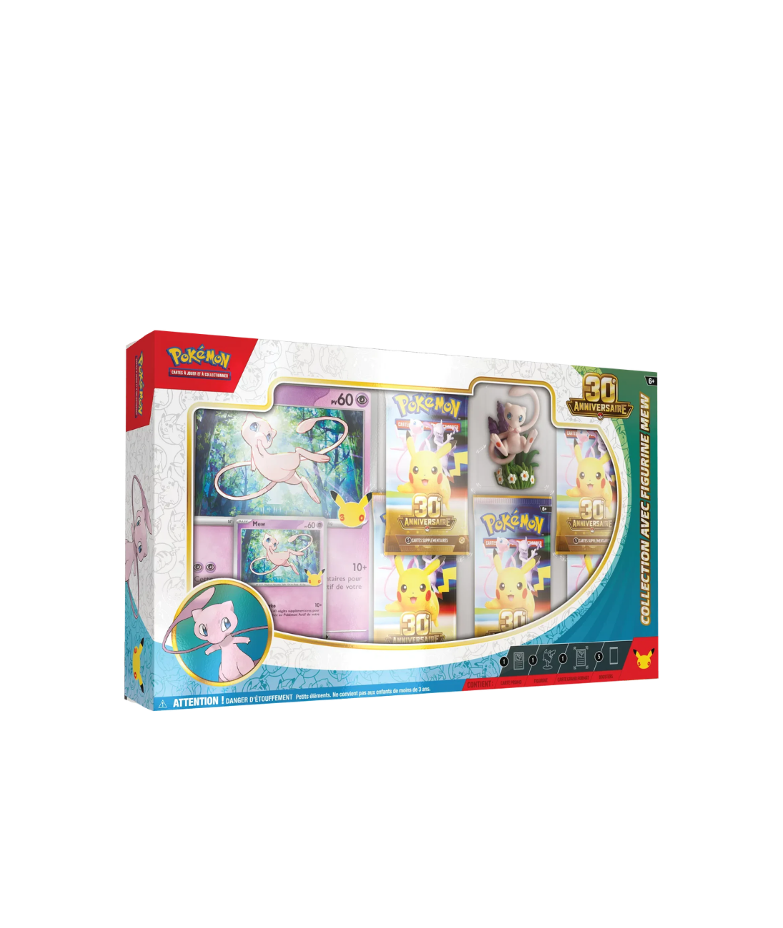 Coffret Collection Figurine Mew - 30ans Anniversaire Pokémon