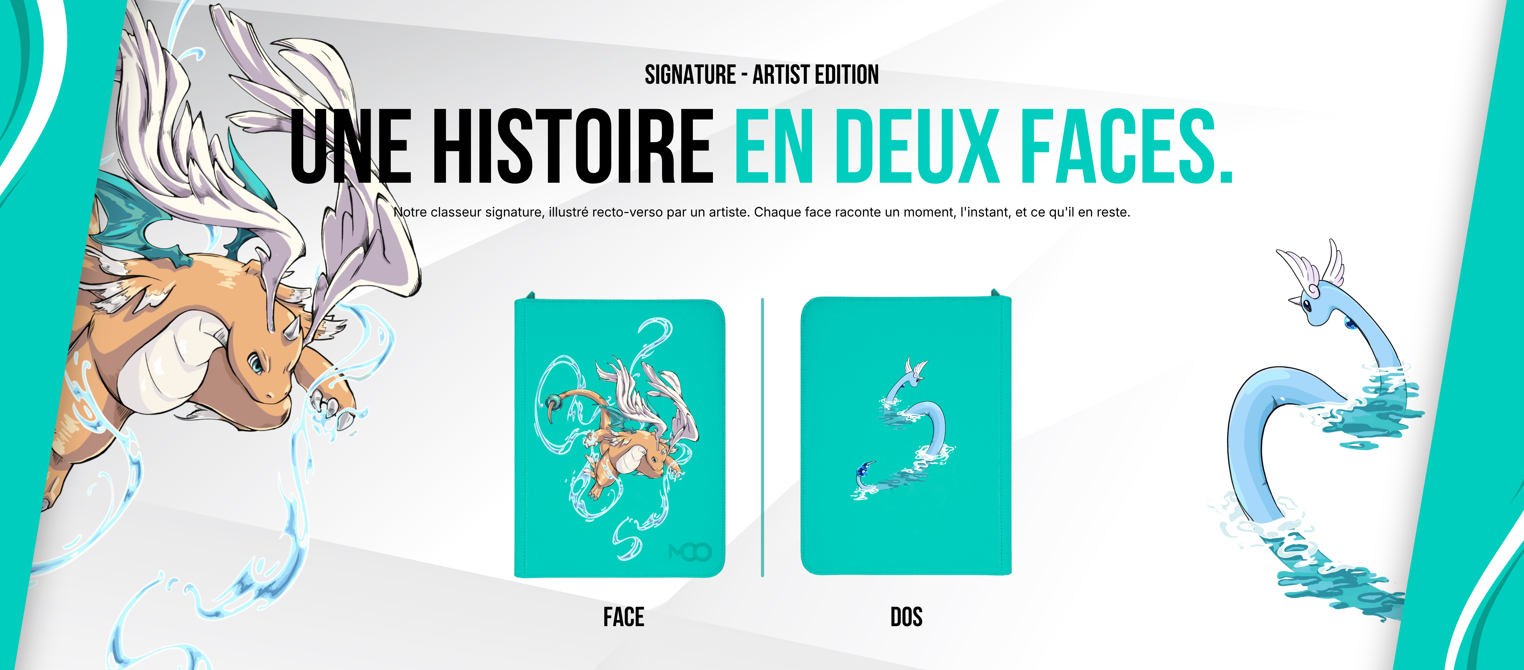 Bannière classeur signature Méga Dracolosse Avemont