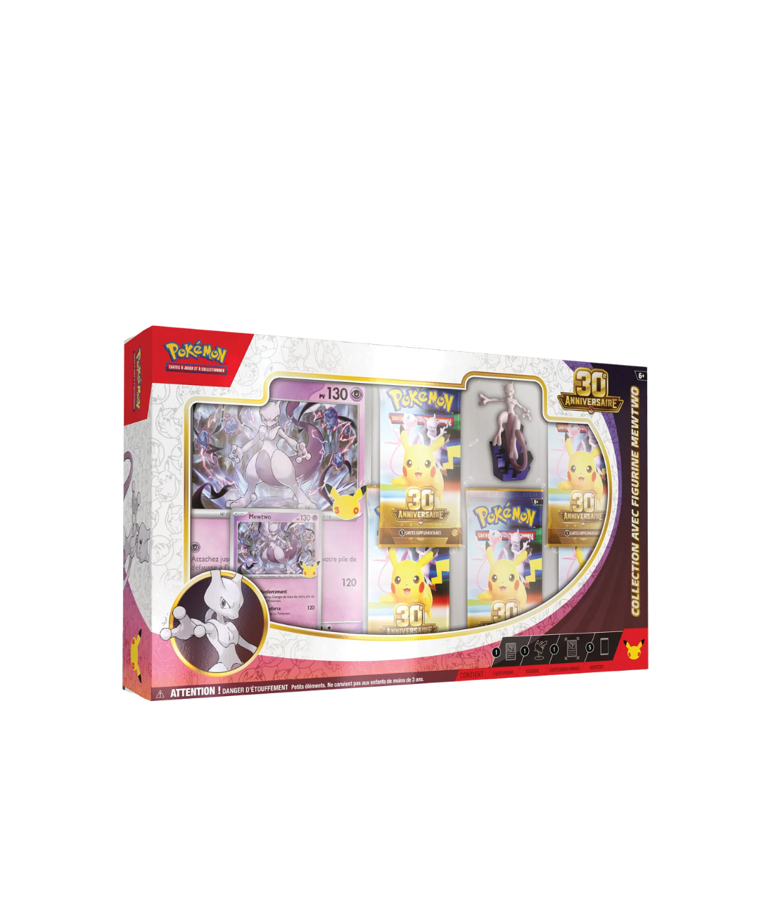 Coffret Collection Figurine Mewtwo - 30ans Anniversaire Pokémon