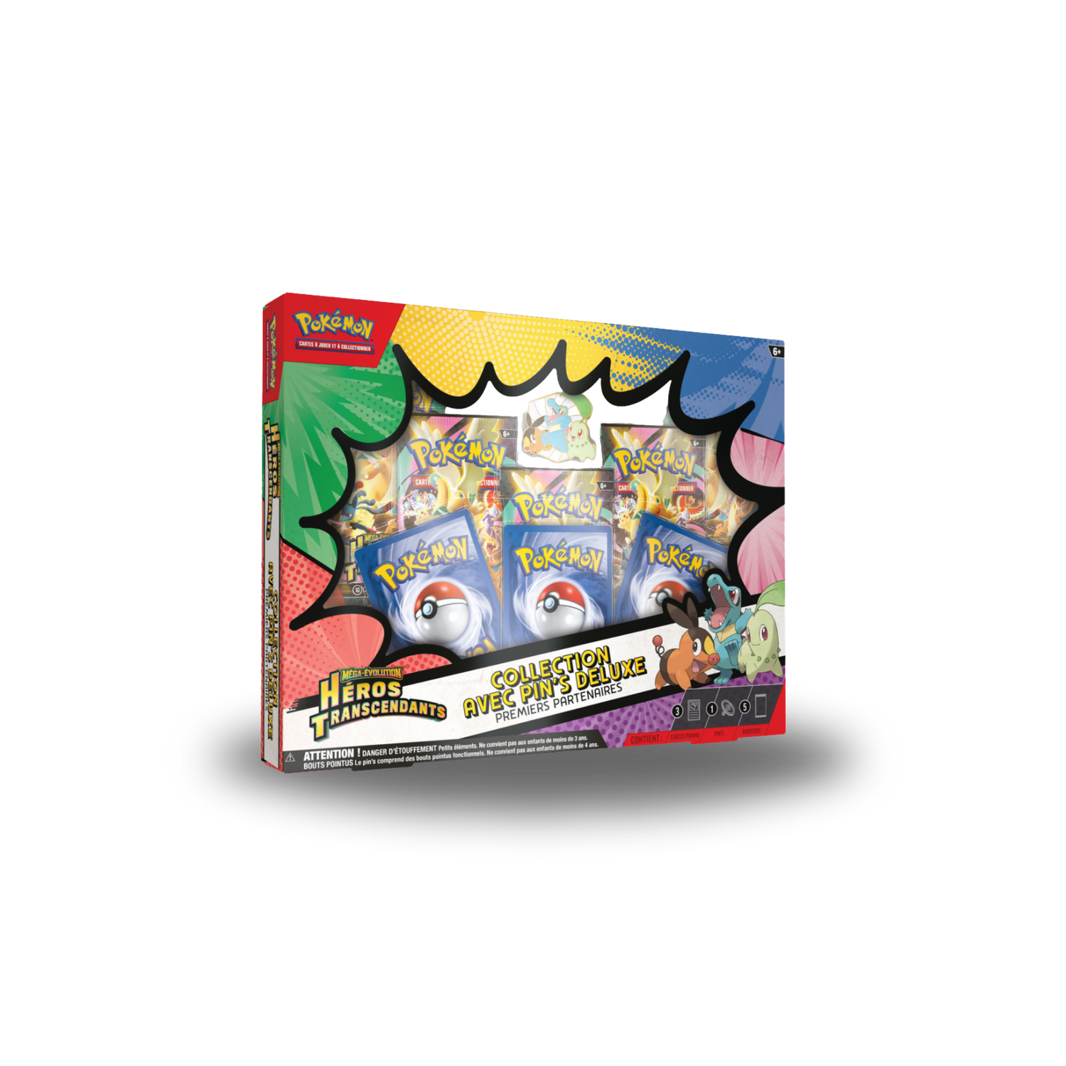 Coffret pin's deluxe héros transcendant