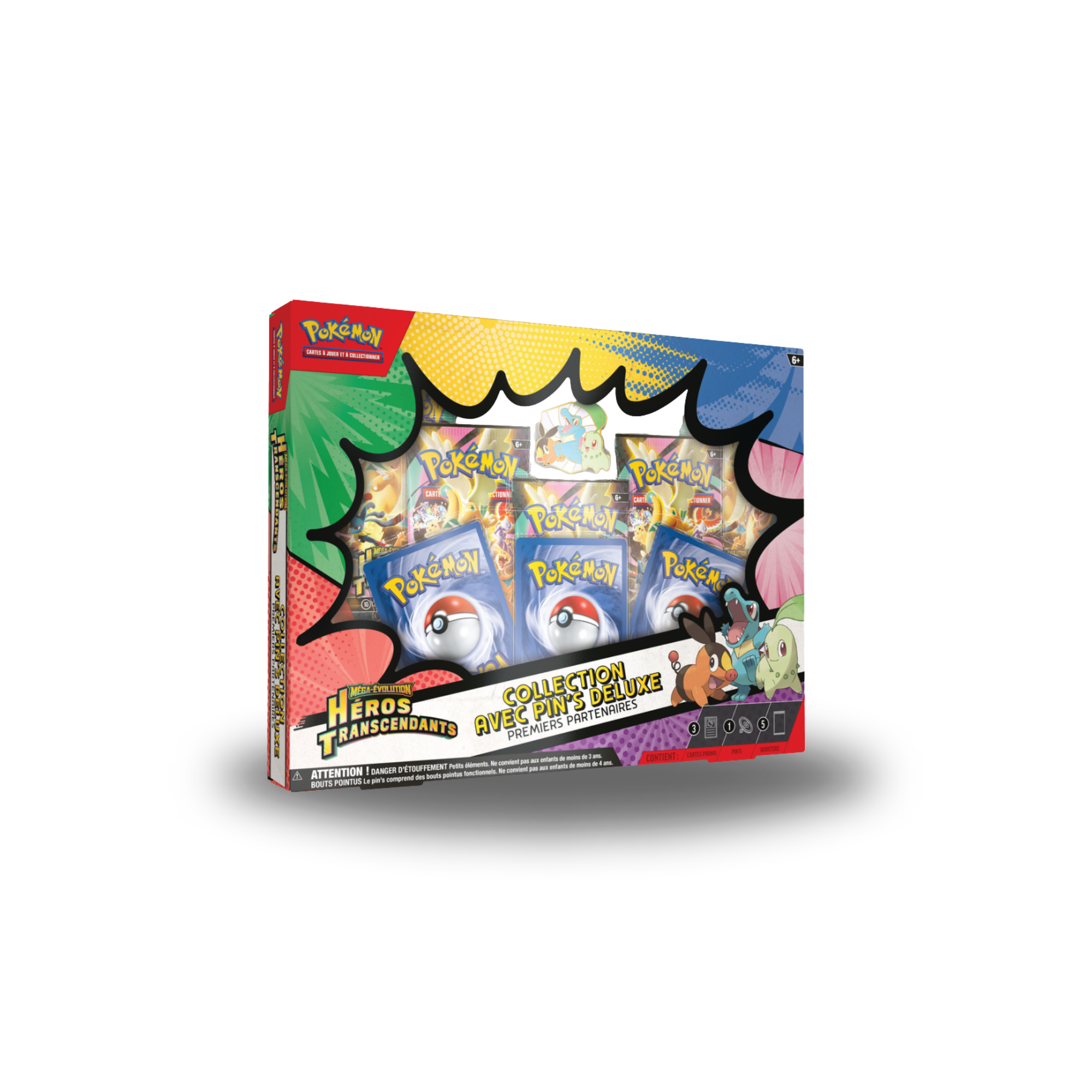 Coffret pin's deluxe héros transcendant