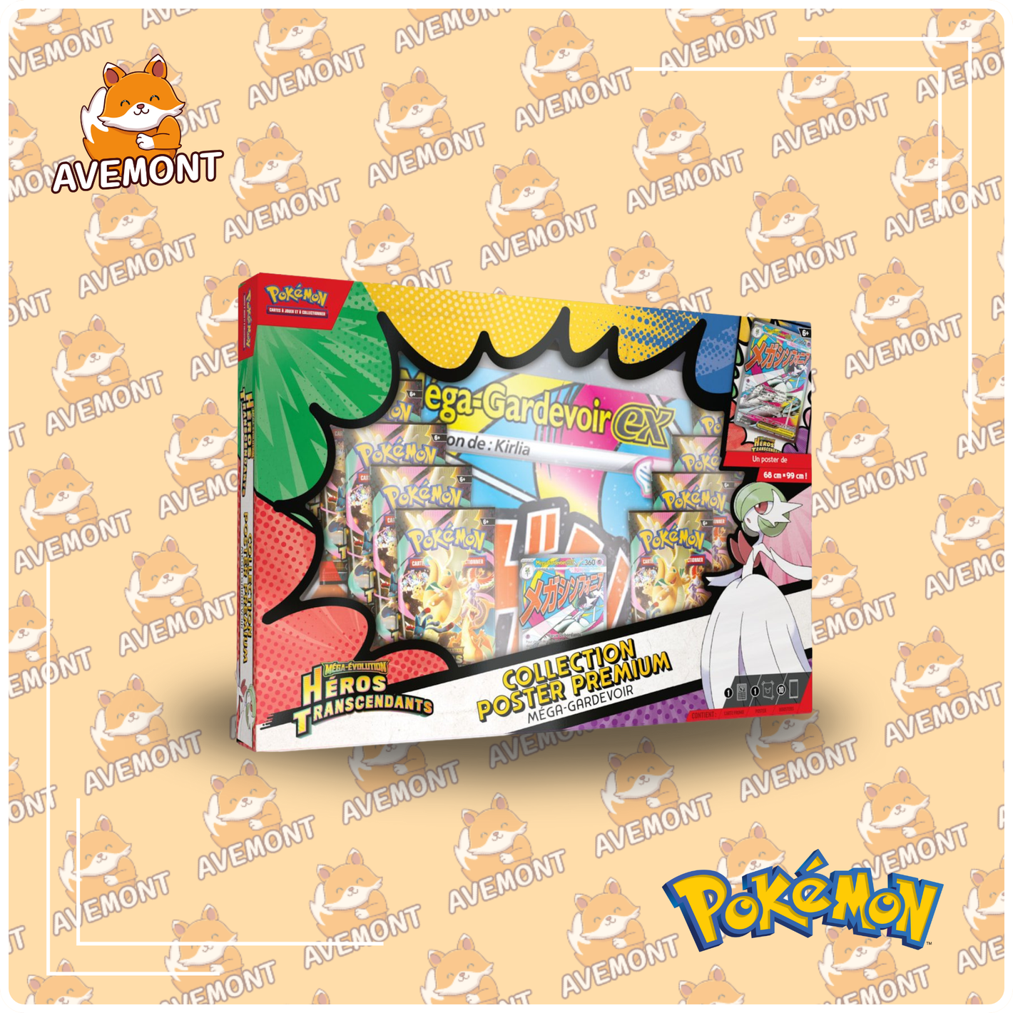 Coffret Poster - Méga Gardevoir Héros Transcendants