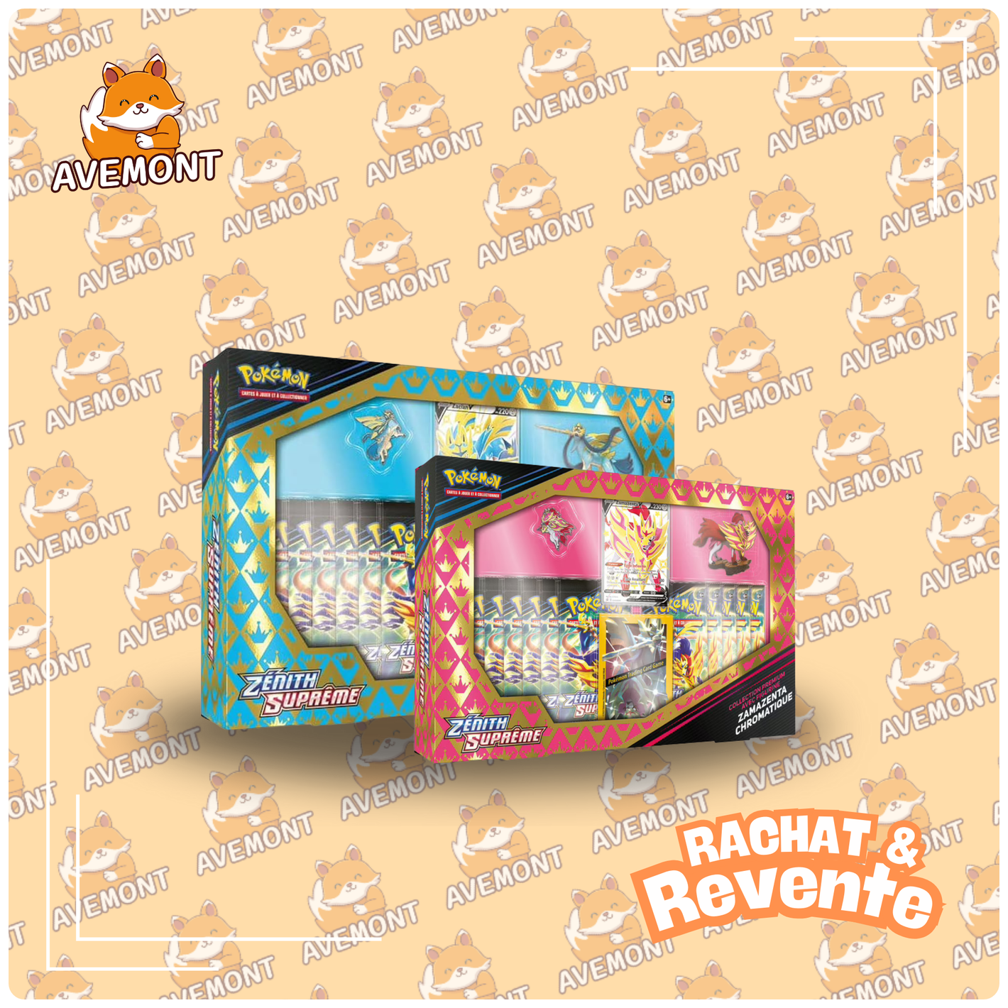 Coffret Zamazenta & Zacian - Rachat & Revente