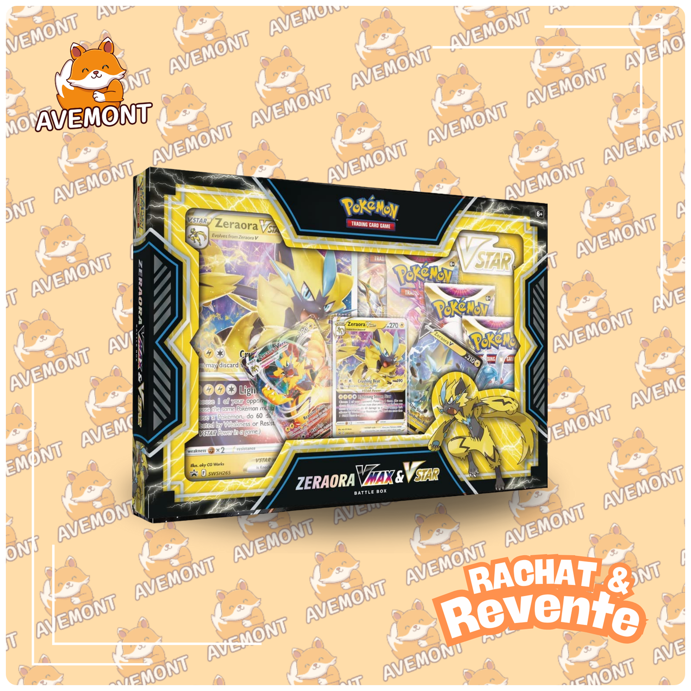 Coffret Zeraora Vmax & Vstar - Rachat & Revente