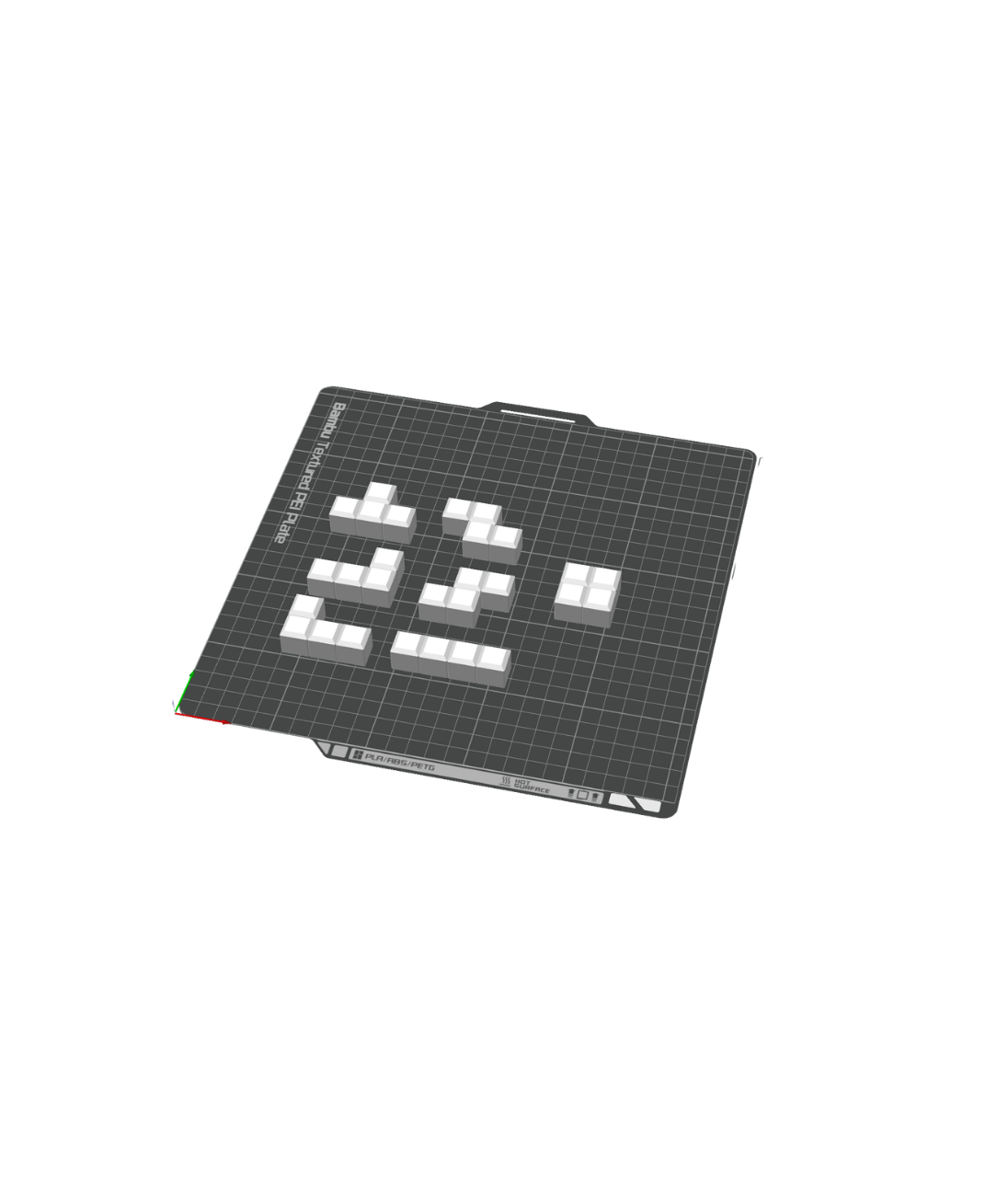 Modèle 3D - Magnets Tetris