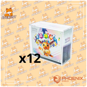 Phoenix Shield - Carton de x12 Protection Acrylique Coffret Dresseur D'Élite